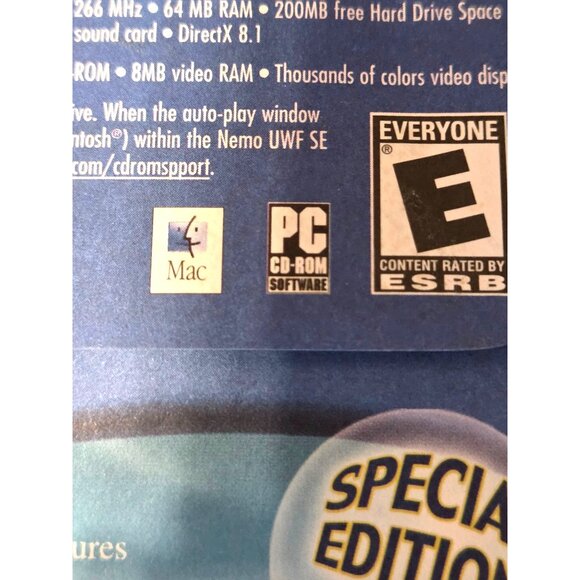 Finding Nemo: Nemo's Underwater World of Fun (Special Edition) CD-ROM - PC Game - Picture 2 of 4